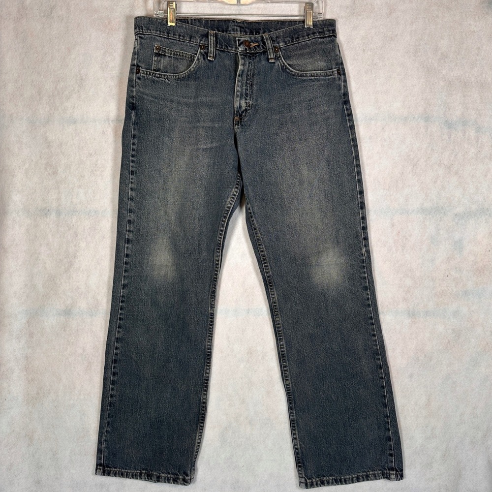 Magellan Jeans Men 32x30 Blue Good Straight Leg Denim 1034MAGRW